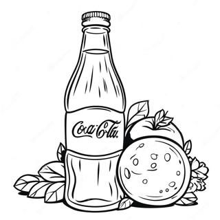 Soda Bottle Coloring Page 22793-18459