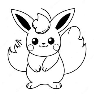 Flareon Coloring Page 22813-18472