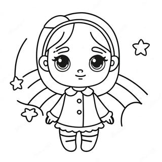 Kawaii Girl Coloring Pages