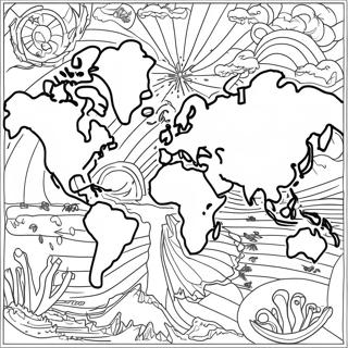 World Coloring Pages