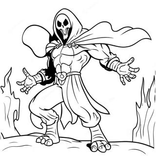 Eerie Spawn In Shadow Coloring Page 22854-18510