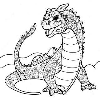 Water Dragon Dragon Coloring Pages