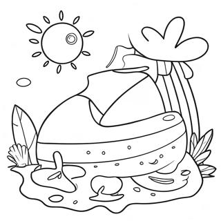 Summer Fun Coloring Page For Preschoolers 22873-18518