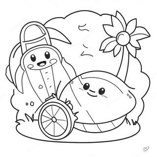 Summer Fun Coloring Page For Preschoolers 22873-18519