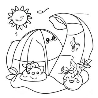 Summer Fun Coloring Page For Preschoolers 22873-18520