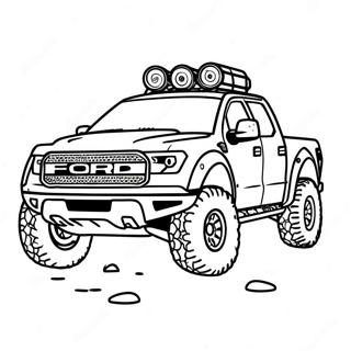 Ford Raptor Coloring Pages