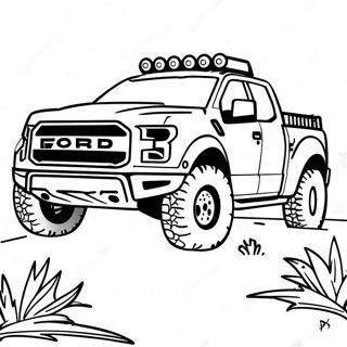 Ford Raptor Off Road Adventure Coloring Page 22883-18530