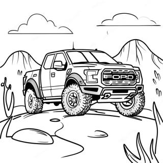 Ford Raptor Off Road Adventure Coloring Page 22883-18531