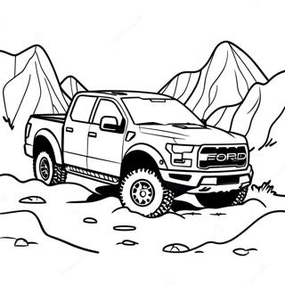 Ford Raptor Off Road Adventure Coloring Page 22883-18532