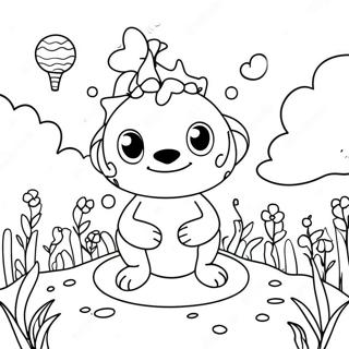 Whimsical Kerby Rosanes Fantasy Scene Coloring Page 22904-18550