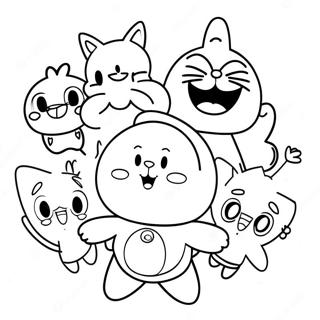 Doraemon With Friends Coloring Page 22914-18556