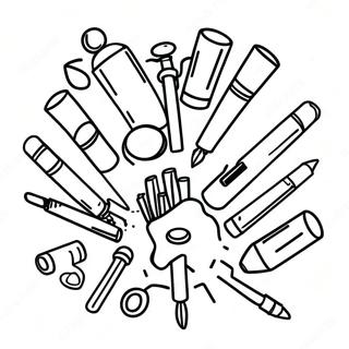 Markers Coloring Pages