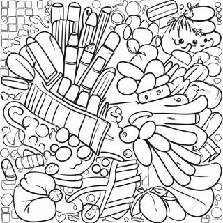 Markers Coloring Page For Kids 22923-18562