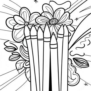 Markers Coloring Page For Kids 22923-18564