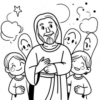 Jesus Loves You Coloring Pages