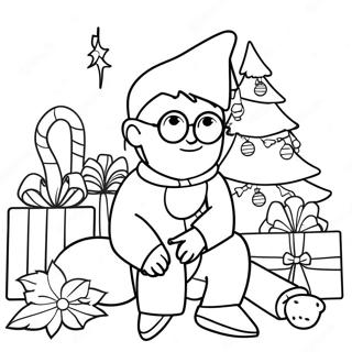 Harry Potter Christmas Coloring Pages