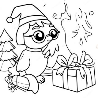 Harry Potter Christmas Coloring Page 22973-18603