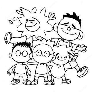 Big Nate With Friends Coloring Page 22984-18610