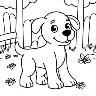 Realistic Puppy Coloring Pages