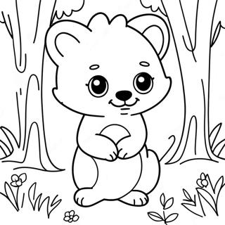 Pomni In A Magical Forest Coloring Page 23024-18642