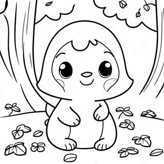 Pomni In A Magical Forest Coloring Page 23024-18644