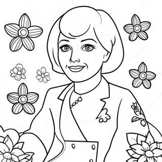 Best Aunt Ever Coloring Page 23043-18658