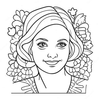 Best Aunt Ever Coloring Page 23043-18659