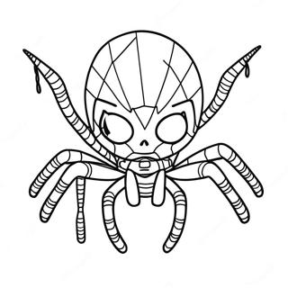 Spider Punk Coloring Pages