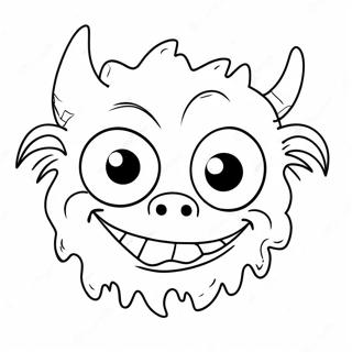 Ugly Monster Coloring Page 23073-18683