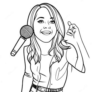 Hannah Montana In Concert Coloring Page 23094-18698