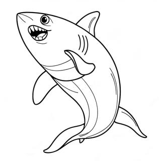 Shark Week Coloring Page 23103-18702