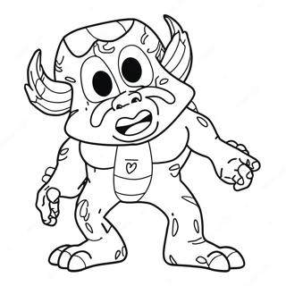 Super Monster Coloring Pages