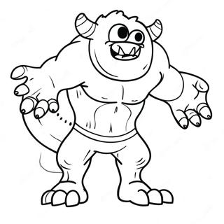 Super Monster Coloring Page 23113-18714