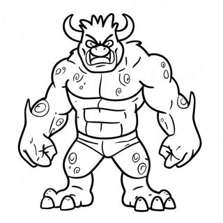 Super Monster Coloring Page 23113-18715