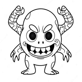 Scary Super Monster Coloring Page 23114-18717