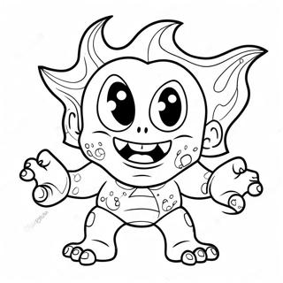 Scary Super Monster Coloring Page 23114-18719