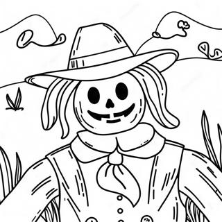 Scarecrow Coloring Pages