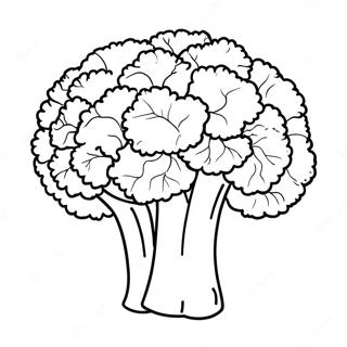 Broccoli Coloring Pages