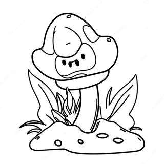 Piranha Plant Coloring Page 23163-18754