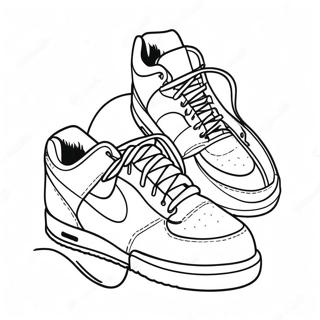 Sneaker Coloring Pages