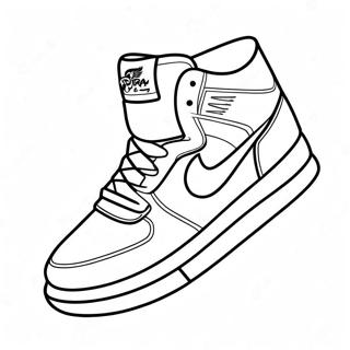 Sneaker Coloring Page 231-186