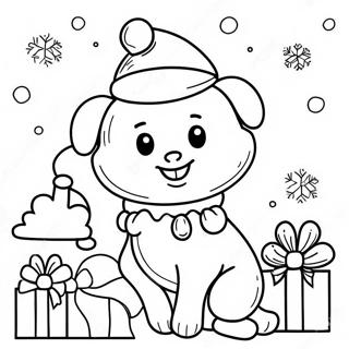 Happy Holidays Coloring Page 2321-1967