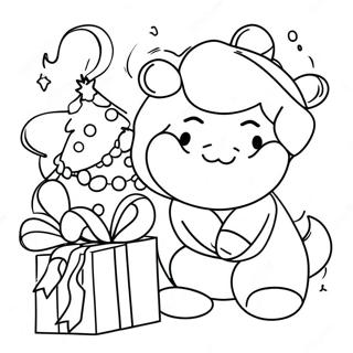 Happy Holidays Coloring Page 2321-1968