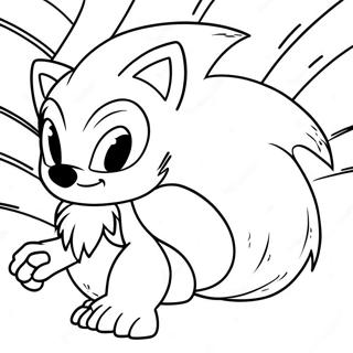 Silver The Hedgehog Coloring Pages