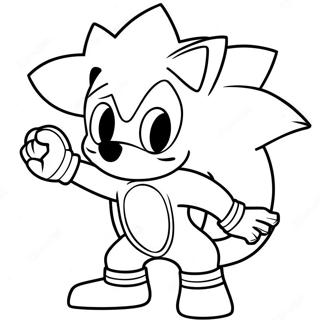 Silver The Hedgehog Coloring Page 23223-18802