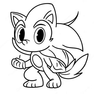 Adventurous Silver The Hedgehog Coloring Page 23224-18805