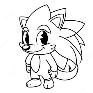 Adventurous Silver The Hedgehog Coloring Page 23224-18808