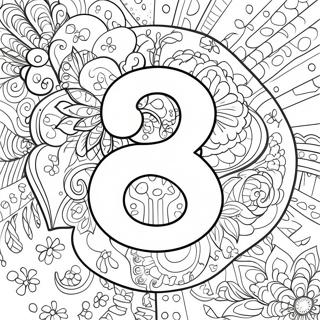 Number 8 Coloring Pages