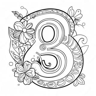 Number 8 Coloring Page 23233-18811