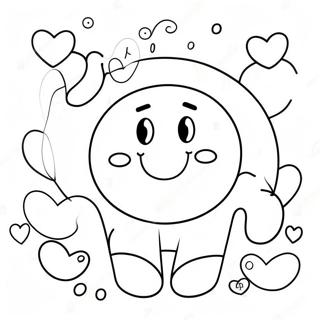 Cute Number 8 With Smiley Face Coloring Page 23234-18817